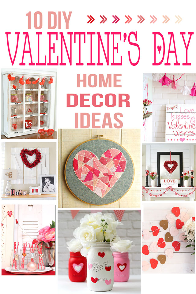 garlands and all sorts of crafts to invite Valentines day in your home