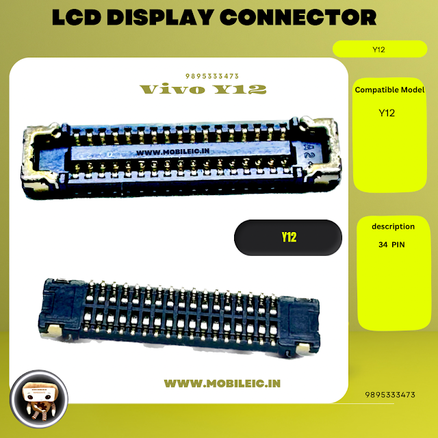 Vivo Y12 Display Connector Model 1904 Lcd Connector