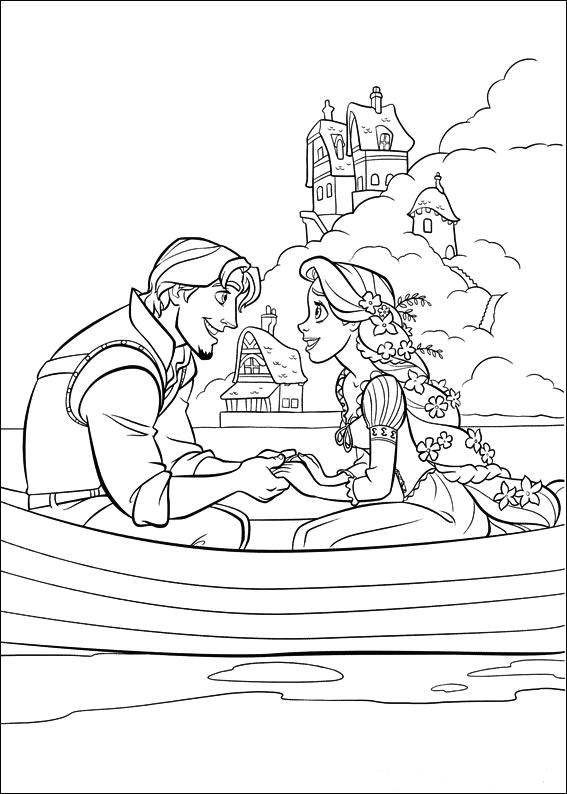 rapunzel coloring pages