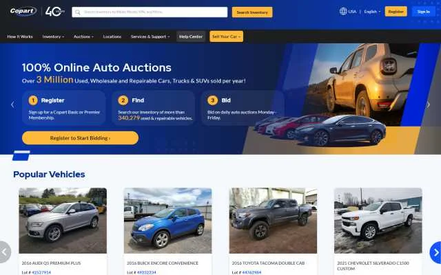 copart used car auction