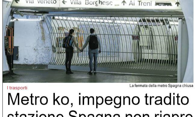 Situazione Trasporto Pubblico Roma venerdì 19 aprile