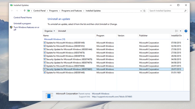 update drivers di windows 10