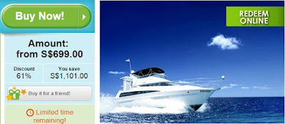 4 Hr Weekday Luxury Yacht Charter offer at SGYacht