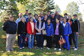 Pokagon Band of Potawatomi Elders Council at the Octagon State Memorial, Newark Ohio 2014. Image Courtesy of Tim Black and the Newark Earthworks Center, The Ohio State University.