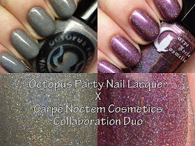 Octopus Party Nail Lacquer X Carpe Noctem Cosmetics Collaboration Duo