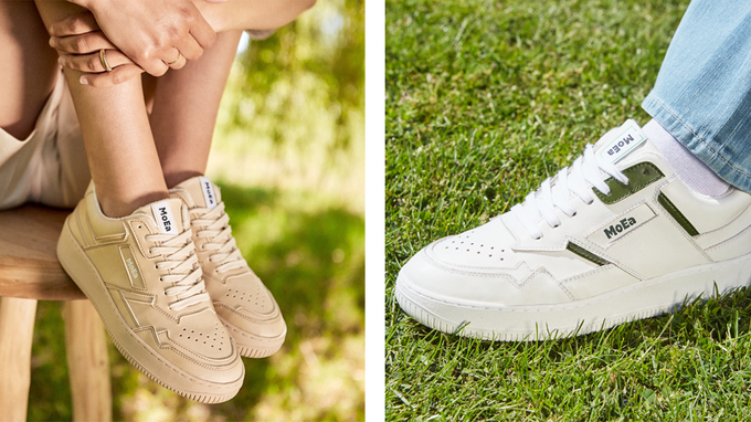 MoEa - The Coolest Bio-Sneakers Made From Fruits and Plants MoEa are the next-gen sneakers for people who want sustainable sneakers that don't skip on style: Vegan l Comfortable l Recyclable