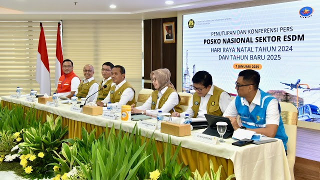 Menteri ESDM Resmi Tutup Posko Nataru Sektor ESDM, Berikut Rinciannya