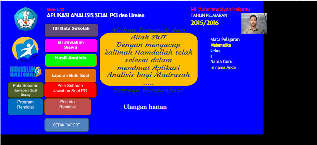 Aplikasi Analisis Soal PG dan Uraian