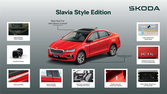 Škoda Auto India launches Slavia Style Edition in exclusive numbers