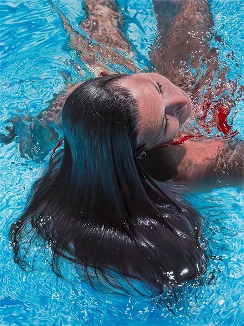 Johannes-Wessmark-Hiperrealism-Hiperrealismo-photorealism-photorealistic-fotorrealismo-obras-works-paintings-art-fine-cuadros-gallery-exposition-exposicion-water-pool-arte