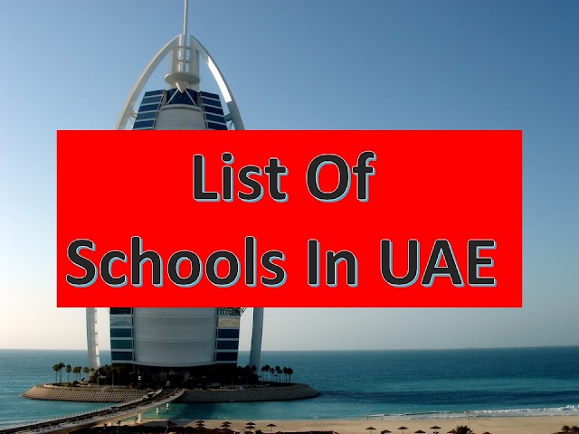 LIST OF ALL SCHOOLS IN UAE