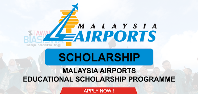 Biasiswa Malaysia Airports Educational Scholarship Programme 2024