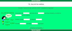  j en los verbos