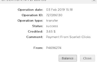 Scarlet Clicks payment proof