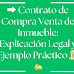 ➡️ Contrato de Compra Venta de Inmueble: Explicación Legal y Ejemplo Práctico 📜✍️