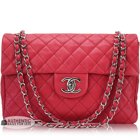 The Red Chanel Caviar Bag