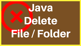 java remove directory