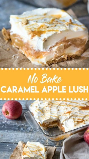 No Bake Caramel Apple Lush