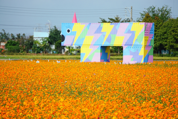 2022花現龍井花海四大豐獸登場，慶祝龍井農會百週年嘉年華