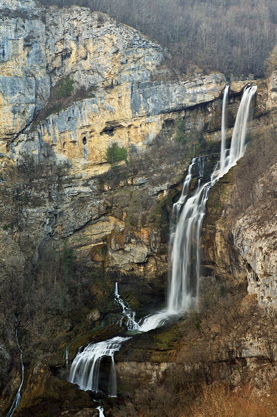 Photo of Charabotte waterfall on Albarine river in Ain department