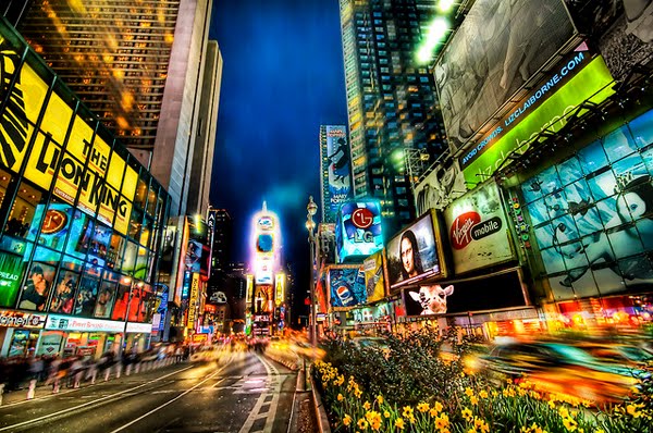 Times Square Looking Uptown