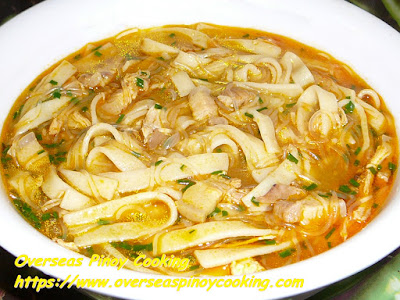 Fettuccine Pasta, Vigan Miki Style Recipe