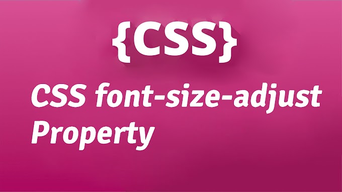 CSS font-size-adjust Property