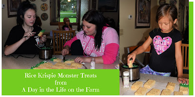 Kids making Monster Treats