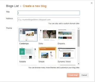 How to Create your own Blog for free using Blogspot