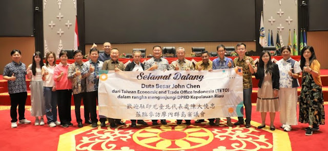 Jajaki Peluang Kerjasama, Delegasi Pengusaha Asal Taiwan Berkunjung ke DPRD Kepri