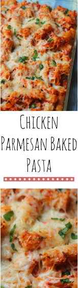 CHICKEN PARMESAN BAKED PASTA RECIPE