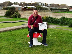 This year I won The Butler Cup Holiday on the Buses Crazy Golf tournament in Prestatyn, one of two tournaments I won in Wales
