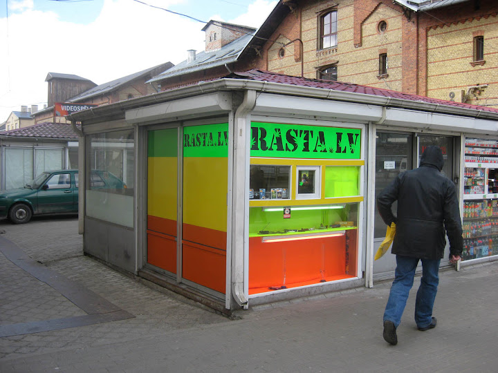 Legalized marihuana shop in Riga