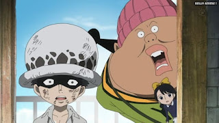 ワンピースアニメ ドレスローザ編 702話 トラファルガー・ロー 幼少期 かわいい CV.神谷浩史 Trafalgar Law | ONE PIECE Episode 702