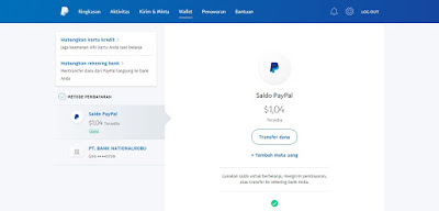  Udah Kenalkan Paypal rekening bank online yang sanggup di gunakan untuk melaksanakan transaksi  Cara Transfer Saldo Paypal Ke Ovo Rekening Dengan Mudah