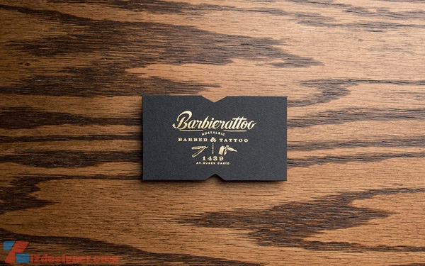 30 Mẫu Thiết Kế Business Cards Black and Gold 