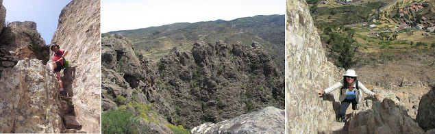 LA GOMERA CHIPUDE - LA FORTALEZA - MIRADOR DE IGUALERO - ALTO GARAJONAY, sendero hacia La Fortaleza