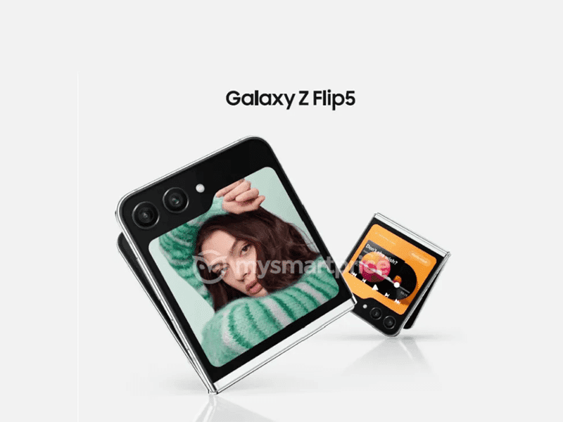 Leaked render of the Galaxy Z Flip5