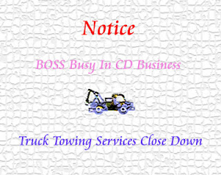 Truck Towing Notice.