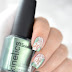 Floral negative space nail art ft. Kinetics Age of Sage