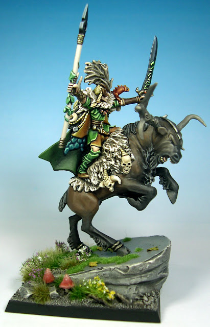 wood elf noble on great stag