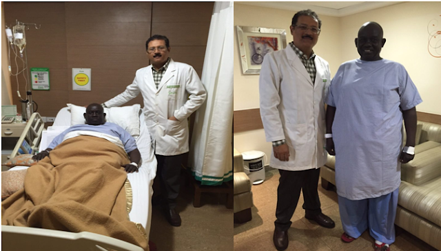 Dr Randeep Wadhwan done Bariatric Surgery at Fortis Hospital on Cancer Survivor from Sudan