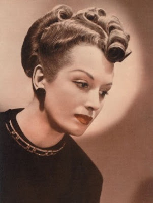 fourties hairstyles. Inspiring 1940's hair styles vintage living room 