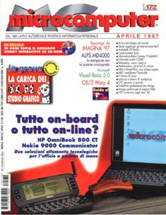 MC MicroComputer 172 - Aprile 1997 | ISSN 1123-2714 | CBR 96 dpi | Mensile | Computer | Hardware | Software | Programmazione | Informatica
Numero volumi : 218
MC MicroComputer, per brevità MC, è stata una delle riviste storiche di informatica in Italia.
Come poche altre riviste dell'epoca, MC MicroComputer dedicava spazio agli argomenti più svariati: oltre alle recensioni approfondite di hardware e software e ai programmi scritti dai lettori o dai redattori, copriva infatti argomenti tecnici quali i linguaggi di programmazione, le architetture dei calcolatori, i cosiddetti giochi intelligenti o Intelligiochi, in cui si proponevano algoritmi e programmi per un approccio ludico alla matematica, alla crittografia, alla linguistica ed alla logica. Ampio spazio della Rivista era dedicato anche alle rubriche Informatica e Diritto, Cittadini & Computer, Grafica, Desktop Publishing, Computer e Video, Digital Imaging e a tante altre.
Tra gli aspetti più originali di questa rivista va ricordata la pubblicazione regolare di brevi racconti, spesso di fantascienza, in una rubrica curata da Elvezio Petrozzi prima e da Marco Calvo poi (un'idea questa poi ripresa da altre riviste tra cui Macworld Italia e Computer Idea).
Un'altra rubrica molto seguita è stata quella della programmazione in C su Amiga curata da Dario de Judicibus.