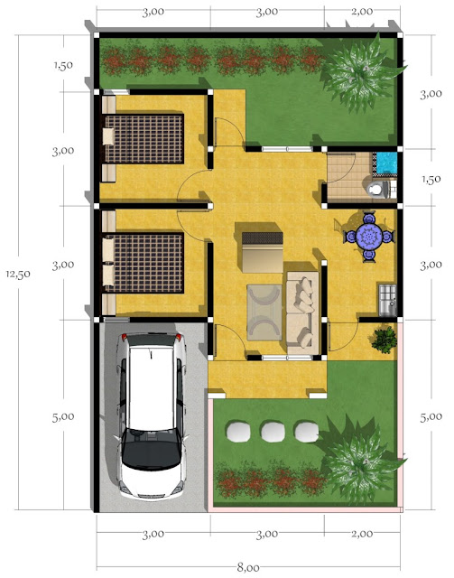 Desain Rumah  Sederhana Dengan Biaya Murah Tapi Mewah 