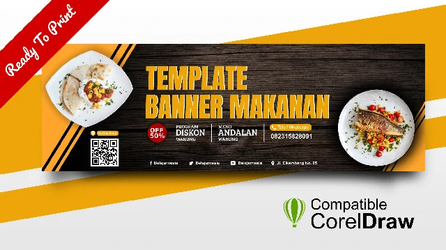 Banner warung makan