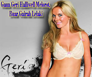 Wow... Gaun Geri Halliwell Melorot, Buat Gairah Lelaki