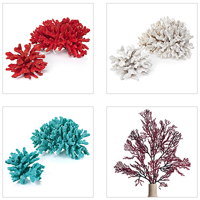 artificial corals and stems