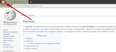 ejemplo de favicon de la wikipedia