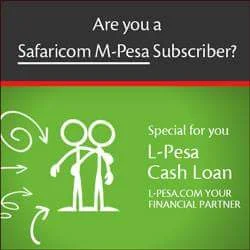 Repaying L-Pesa loan via Paybill number in Kenya